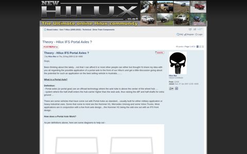 NewHilux.net • View topic - Theory - Hilux IFS Portal Axles ?