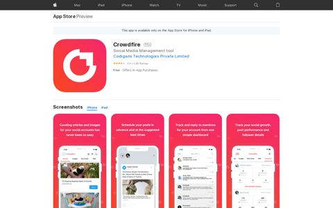 ‎Crowdfire on the App Store