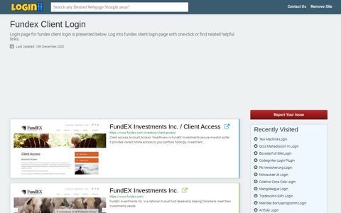 Fundex Client Login - Loginii.com