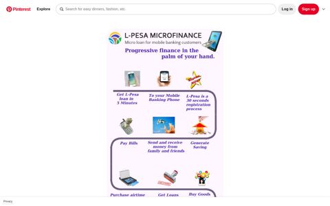 L-Pesa has a 30 seconds registration process to get loan in 5 ...