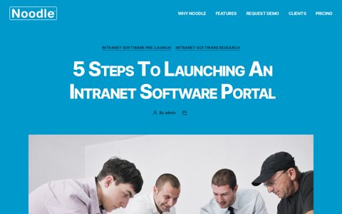 5 Stages to Launching An Intranet Software Portal