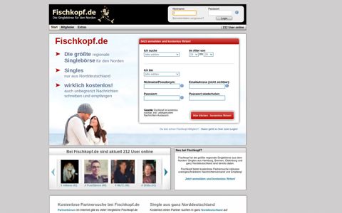 Partnersuche bei Fischkopf! Singlebörse für Singles in ...