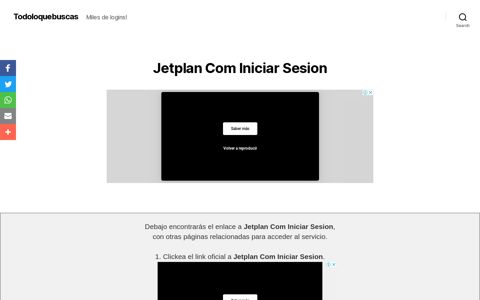 ▷ Jetplan Com Iniciar Sesion - Accede a tu cuenta