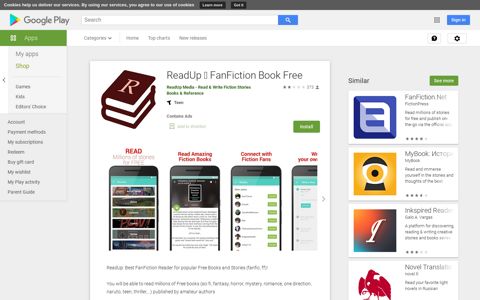 ReadUp FanFiction Book Free - Apps on Google Play