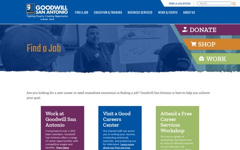 Find a Job | Goodwill San Antonio