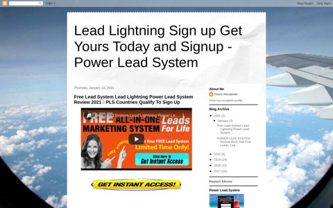 Lead Lightning Sign up Get Yours Today and Signup - Power ...