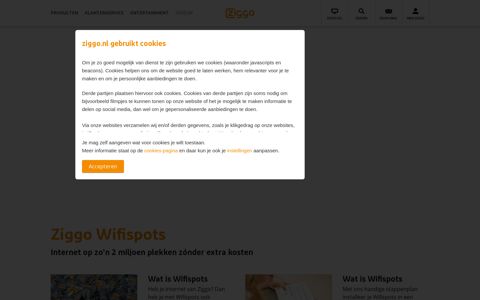 WifiSpots | Internet | Ziggo