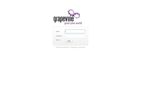 Grapevine 6.6.0 - Login Page