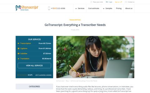 Everything a Transcriber Needs - GoTranscript