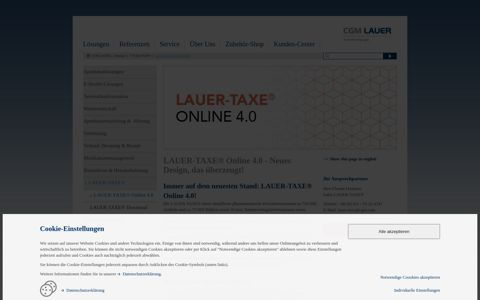 CGM LAUER | LAUER-TAXE® online 4.0