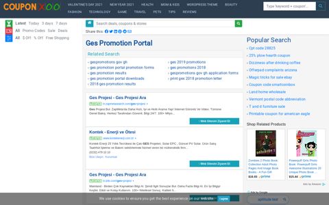 Ges Promotion Portal - 12/2020 - Couponxoo.com