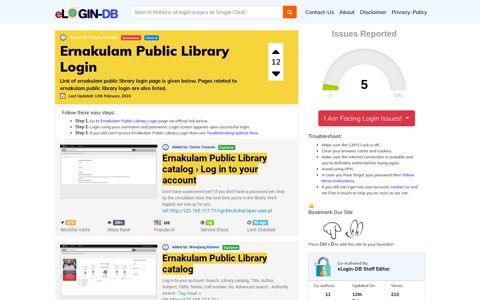 Ernakulam Public Library Login - login login login login 0 Views