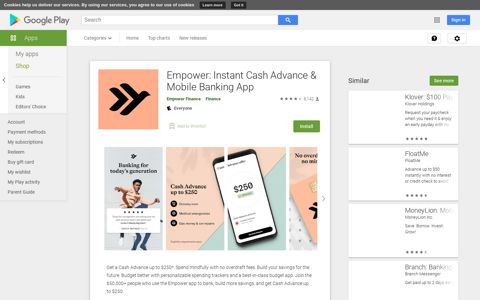 Empower: Cash Advance, Mobile Banking & Budget App ...