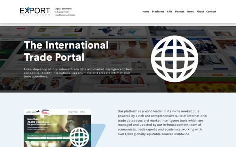 White-Label International Trade Portal Platform