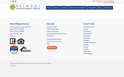 Available Rentals - Belmont Management Group