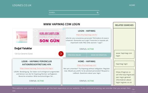 www hapimag com login - General Information about Login