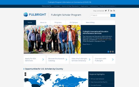 Fulbright Scholar Program: Homepage