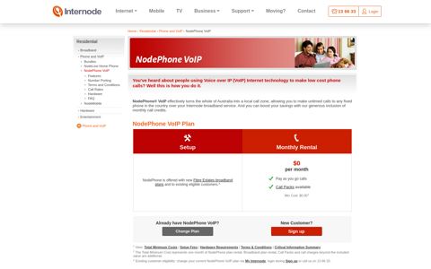 Residential :: Phone and VoIP :: NodePhone VoIP - Internode