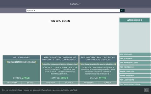 pon gpu login - Panoramica generale di accesso, procedure e ...