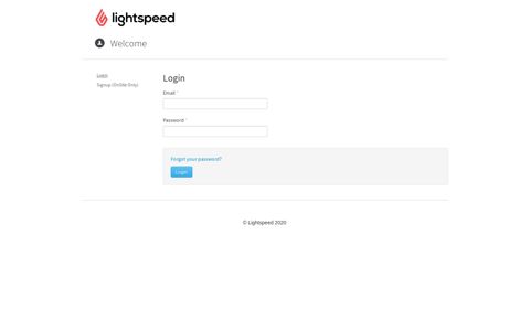 Login - Lightspeed