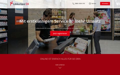 Lekkerland24 Onlineshop | Startseite | Lekkerland24.de - das ...