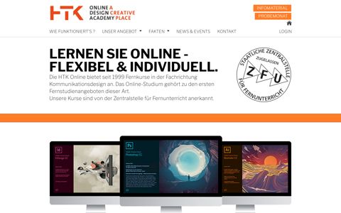HTK Online - Fernstudium Design - Flexibel & individuell