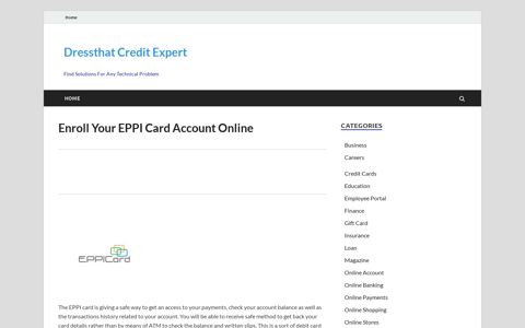 eppicard.com – Enroll Your EPPI Card Account Online ...
