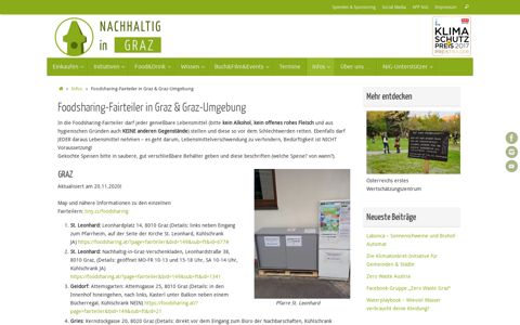 Foodsharing-Fairteiler in Graz & Graz-Umgebung ...