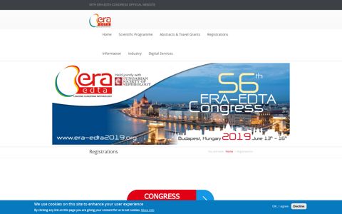 Registrations - ERA-EDTA 2019