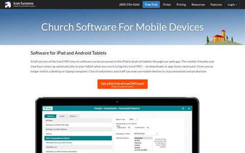 Church Software For Mobile Devices - Icon Systems - IconCMO