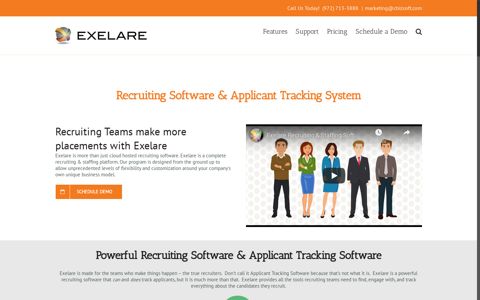 Exelare: Recruiting Software and Applicant Tracking System