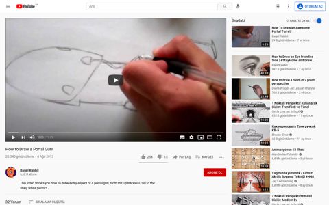 How to Draw a Portal Gun! - YouTube