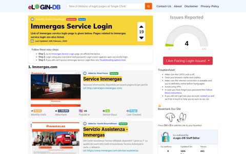 Immergas Service Login - A database full of login pages from ...
