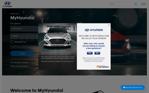 Welcome to MyHyundai | MyHyundai