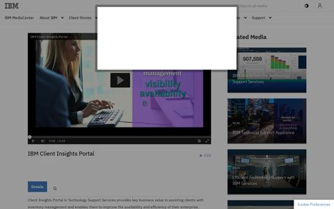IBM Client Insights Portal - IBM MediaCenter