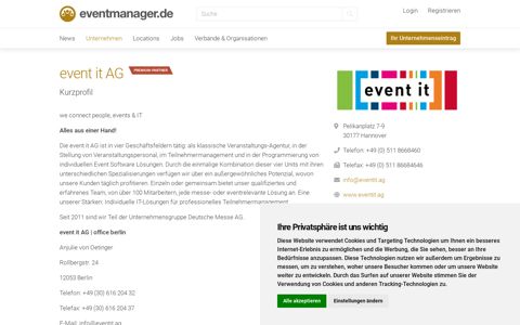 event it AG | eventmanager.de