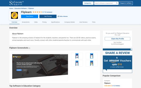 Fliplearn Pricing, Features & Reviews 2020 - Free Demo