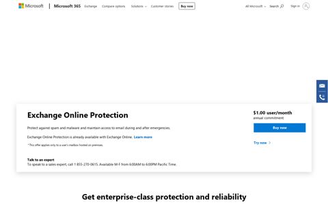 Email Security - Microsoft Exchange Online Protection