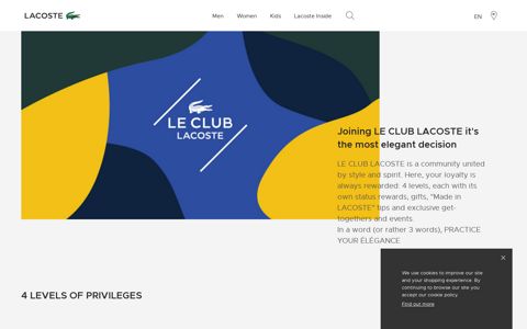 Le Club Lacoste | Lacoste