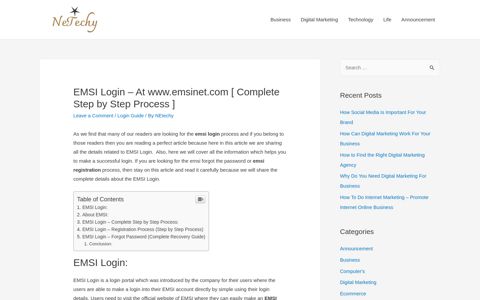 EMSI Login – At www.emsinet.com [ Complete Step by Step ...