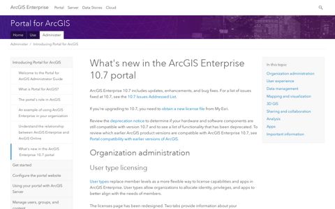 What's new in the ArcGIS Enterprise 10.7 portal—Portal for ...