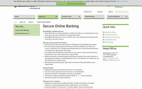 GarantiBank International N.V. - Secure Online Banking