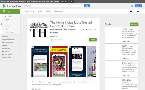 The Hindu: India's Most Trusted English News - Apps on ...