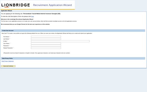 SAP E-Recruiting - Lionbridge