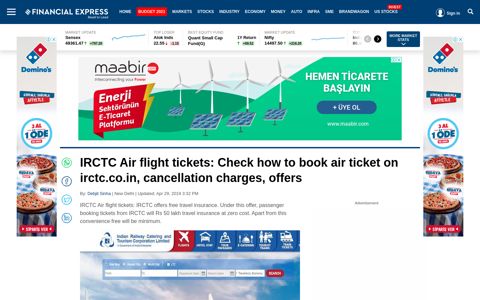 IRCTC Air flight tickets: Check how to book air ticket on irctc.co ...