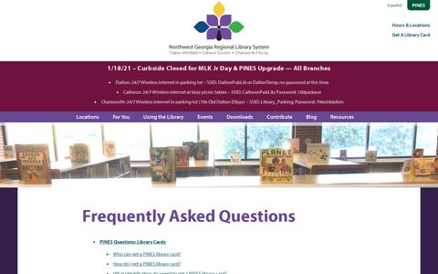 Frequently Asked Questions - Northwest Georgia Regional ...