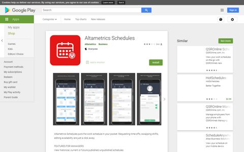 Altametrics Schedules - Apps on Google Play