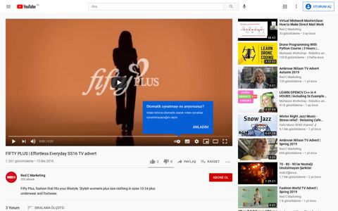FIFTY PLUS | Effortless Everyday SS16 TV advert - YouTube