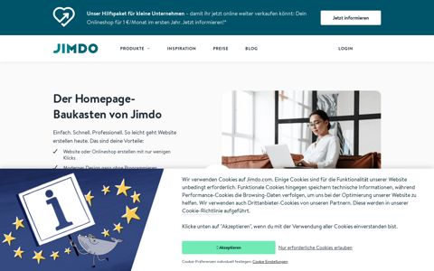 Homepage-Baukasten-Anleitung: Baue deine Website mit Jimdo