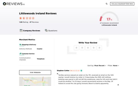 Littlewoods Ireland Reviews - Read Reviews on ... - Reviews.io